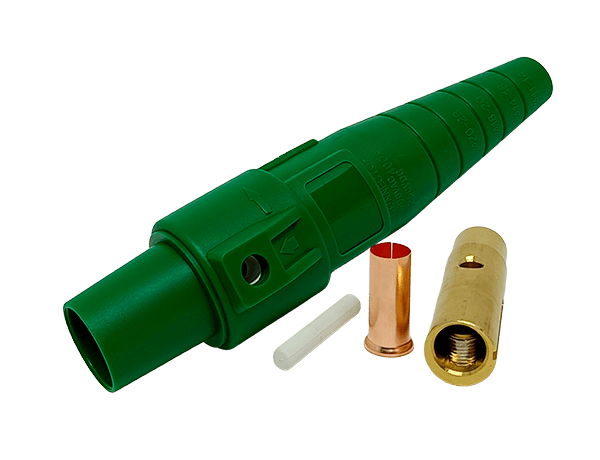 Conector Camlock Linha 400A Verde Fêmea