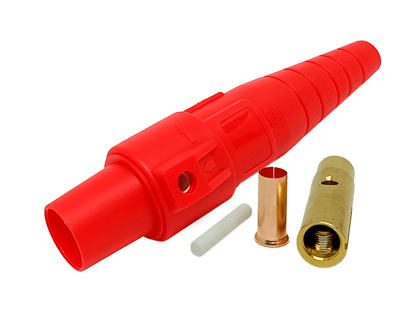 Conector Camlock Linha 400A Vermelho Fêmea