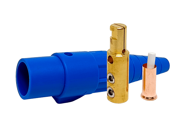 Conector Camlock Linha 400A Azul Macho