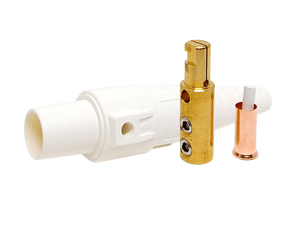 Conector Camlock Linha 400A Branco Macho