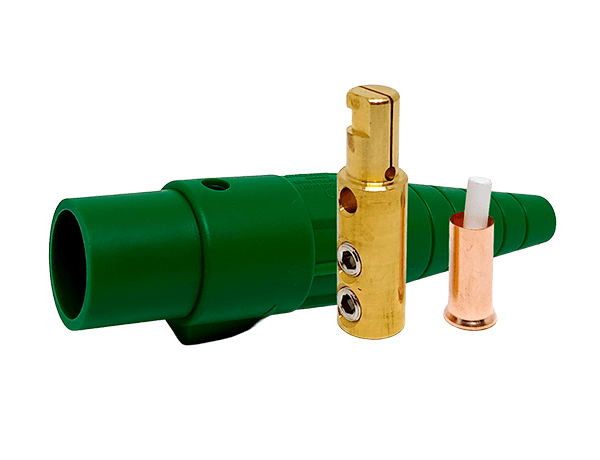 Conector Camlock Linha 400A Verde Macho