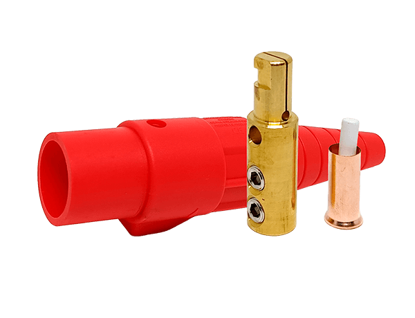 Conector Camlock Linha 400A Vermelho Macho